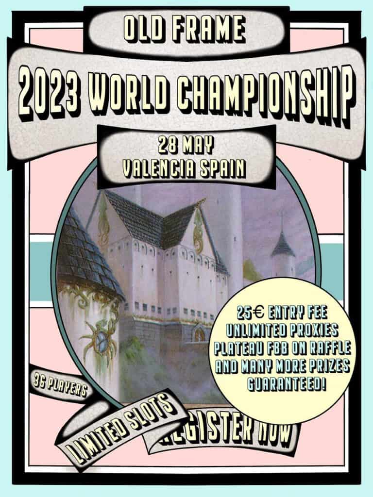 Banner Old Frame 2023 World Championship.