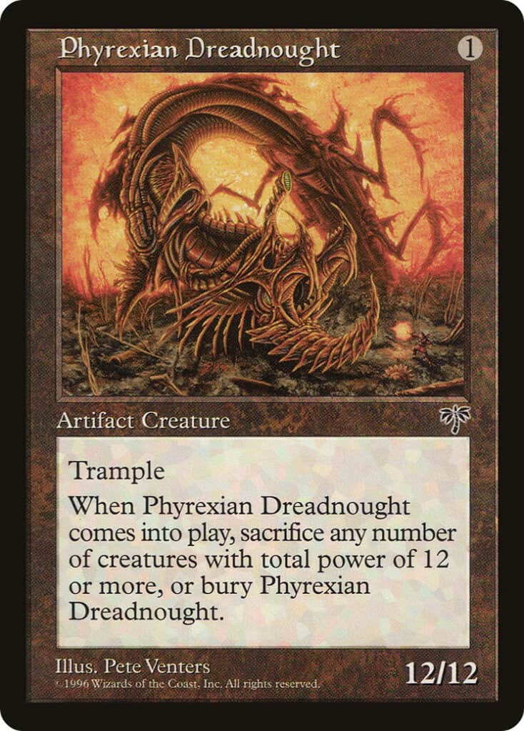 Phyrexian Dreadnought.